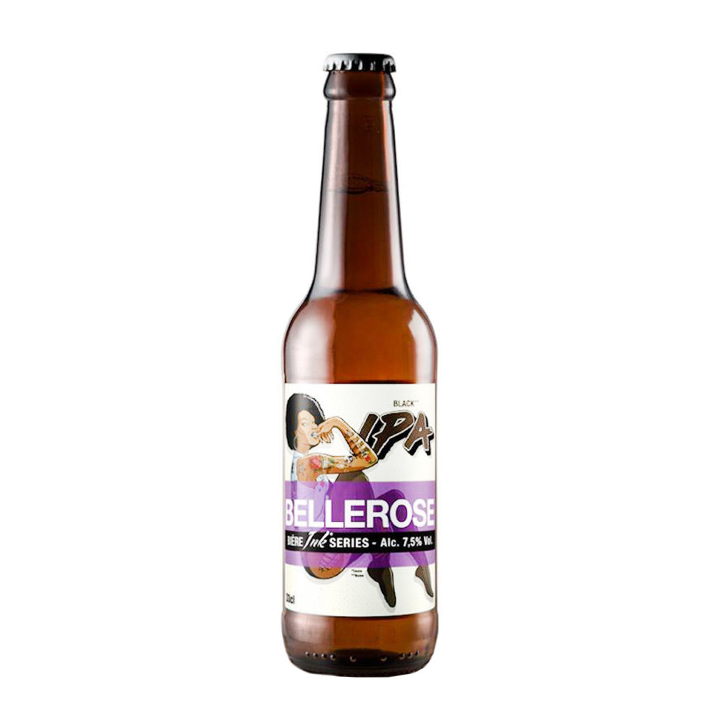 Bière IPA Bellerose black IPA de la brasserie des sources